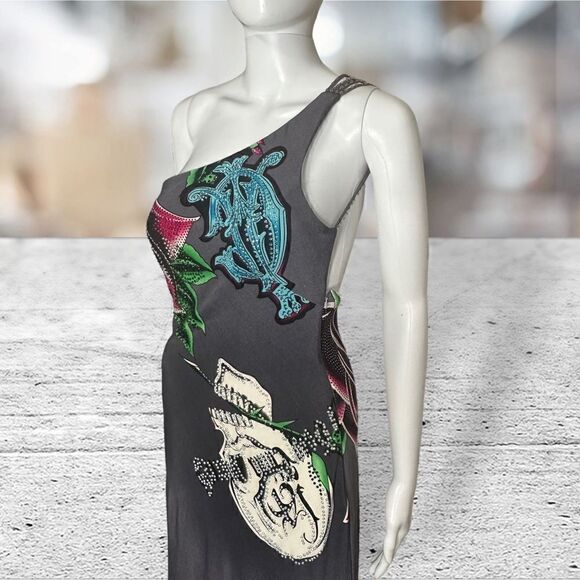 Tiffany Skull & Rose Formal Gown - Picture 2 of 9